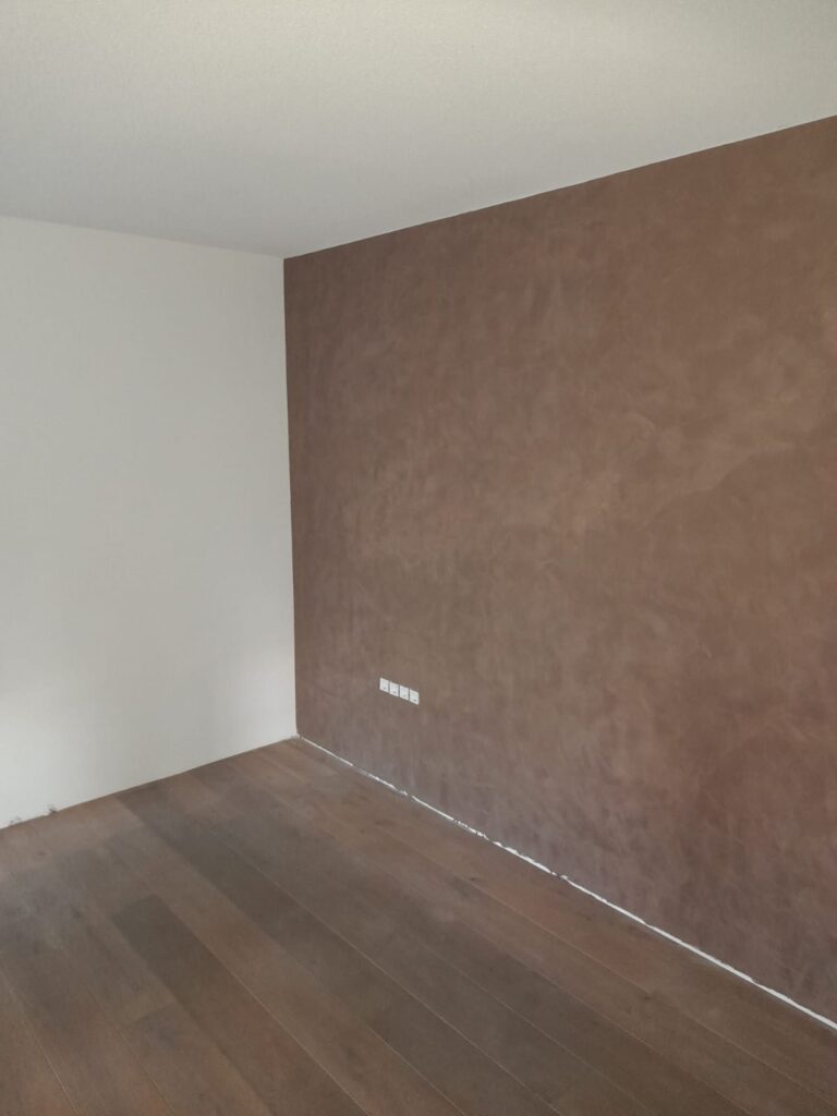 Stucco Matt, gesaust en gespoten 5 Wand die decoratief is geverfd. Stucco mat STM-GB-9