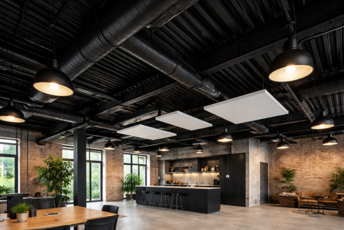 industrieel plafond laten spuiten